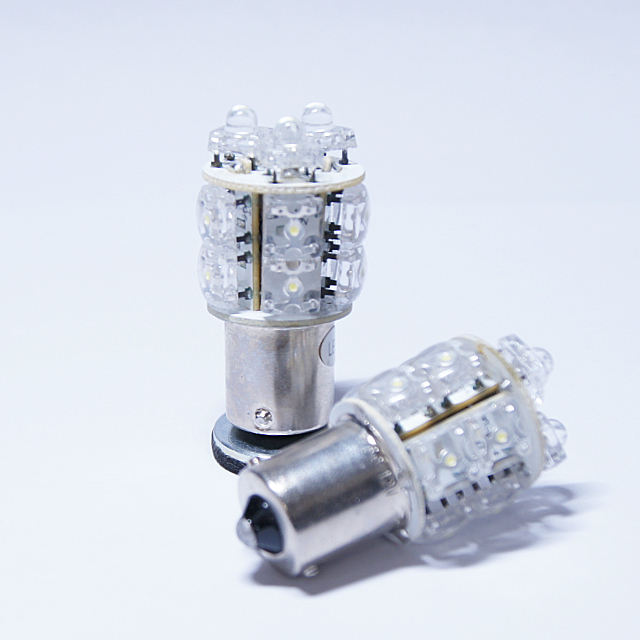 【在庫限り】LEDバルブ　S25サイズ　13LED360度タイプ　2ケセット　各色